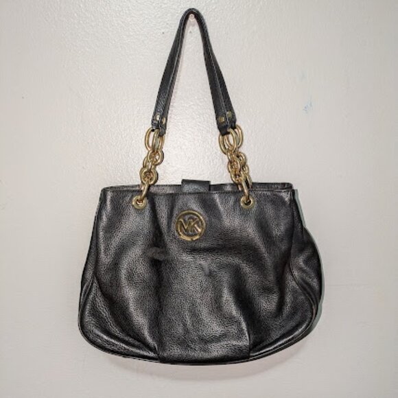 MICHAEL Michael Kors Handbags - Michael Kors Black Leather Shoulder Bag